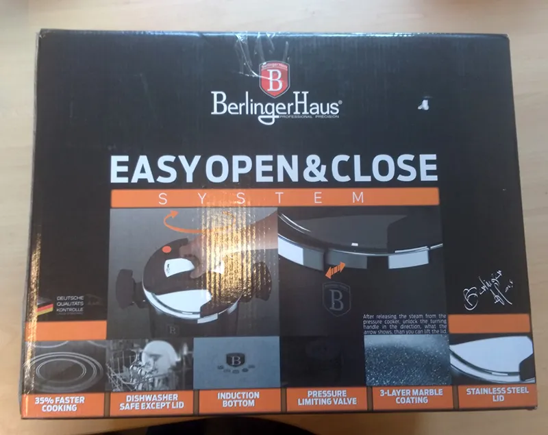 Berlinger Haus - Easy Open & Close Autocuiseur — Cocotte minute — cuiseur à pression
