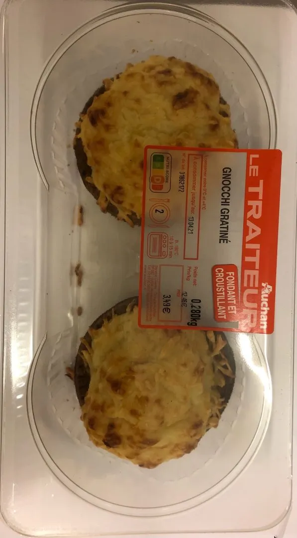 AUCHAN - GNOCCHI GRATINÉ x 2
