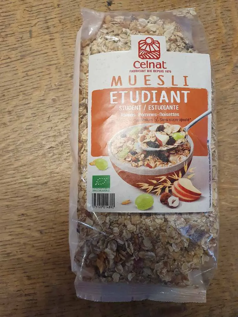 CELNAT - Muesli Etudiant - 1kg