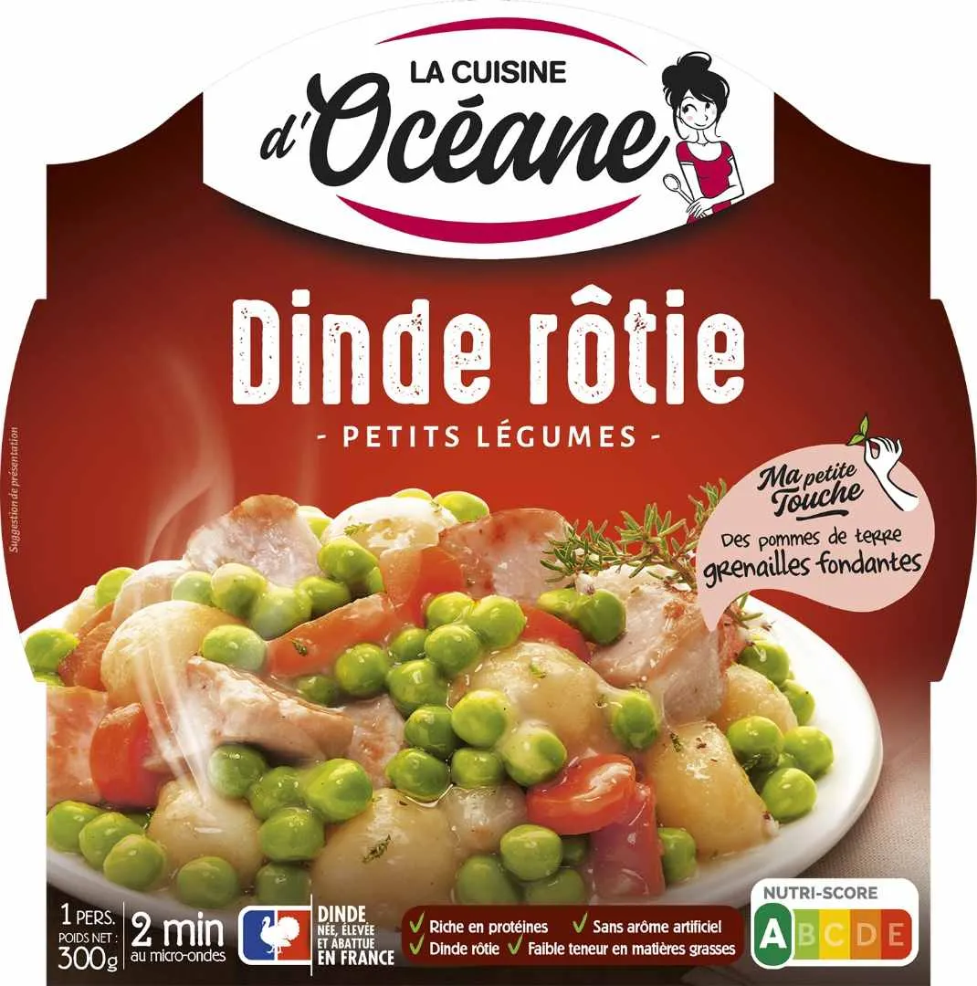 LA CUISINE D'OCEANE - DINDE ROTIE PETITS LEGUMES