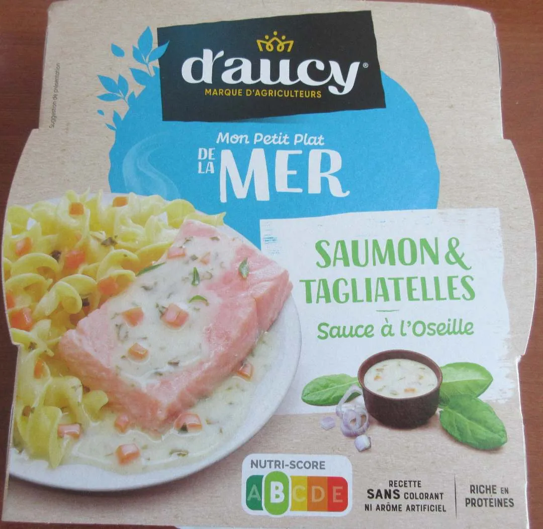 d'aucy - SAUMON ET TAGLIATELLES Sauce à l'Oseille
