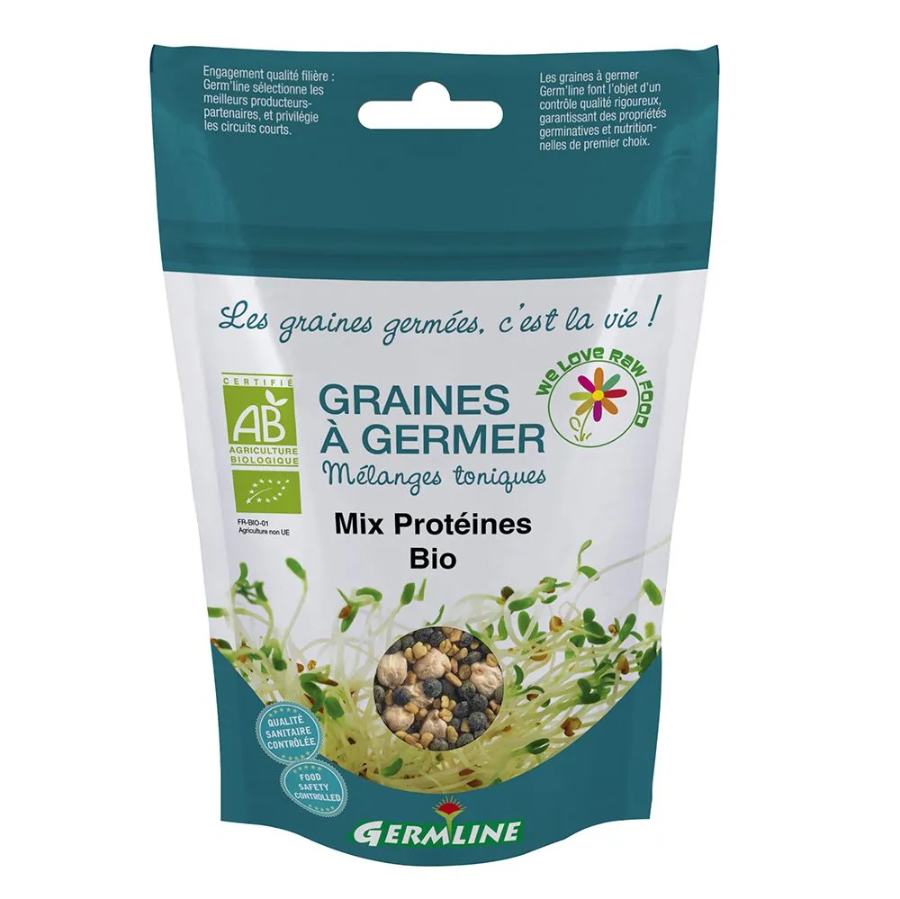 GERMLINE - GRAINES A GERMER  BIO  MIXPROTEINES 200g de marque Germline