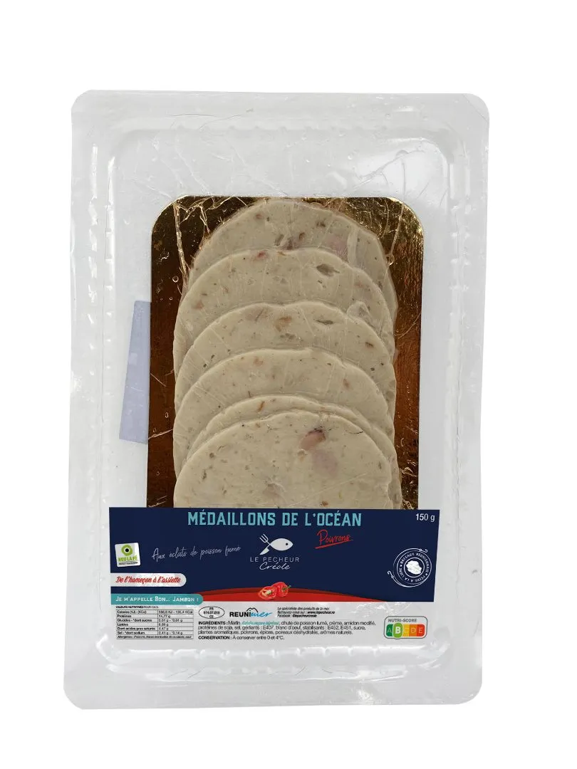 Le pêcheur Créole - Médaillon de l'Océan aux poivrons