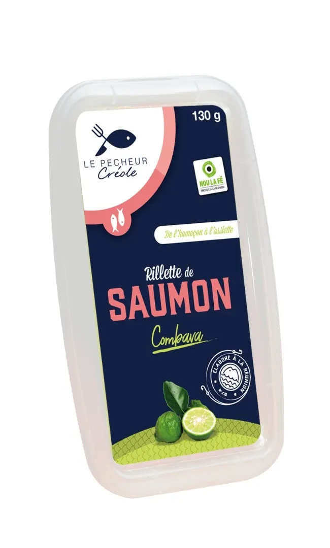 Le pêcheur Créole - Rillette de saumon 130 gr