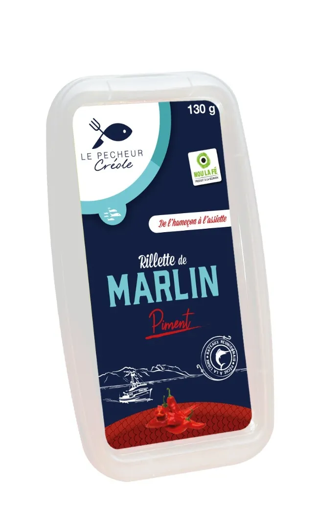 Le pêcheur Créole - Rillette de marlin piment 130 g
