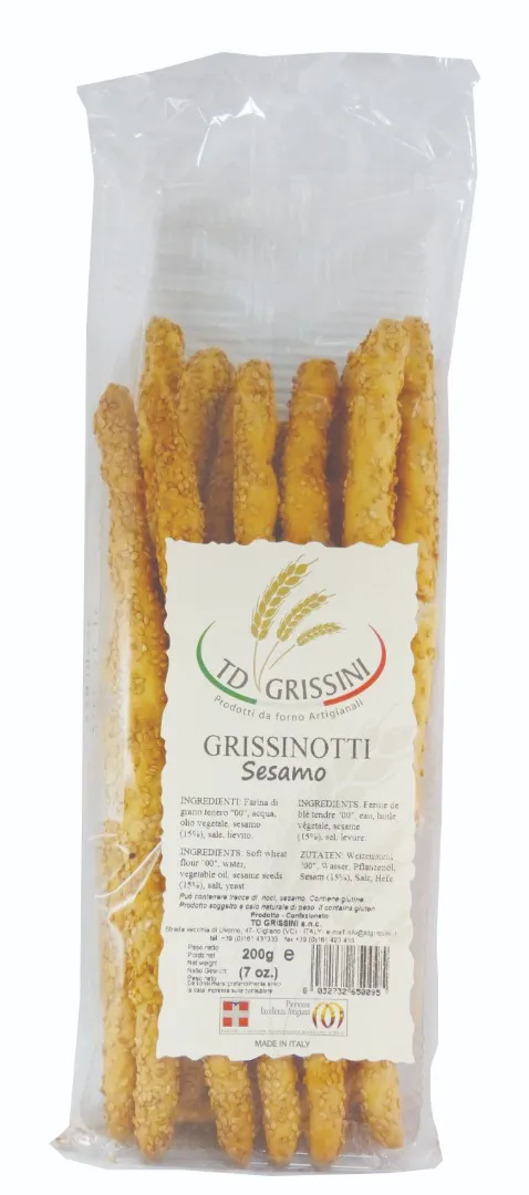 TD GRISSINI - TD GRISSINI GRESSINS AU SESAME 200G