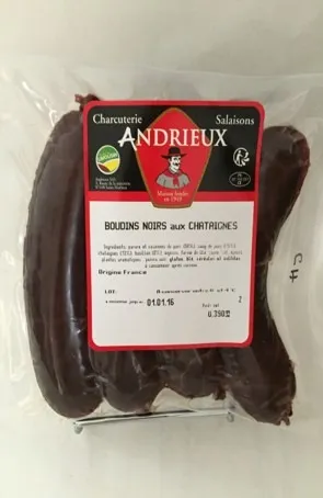 ANDRIEUX - BOUDINS NOIRS CHATAIGNES/4