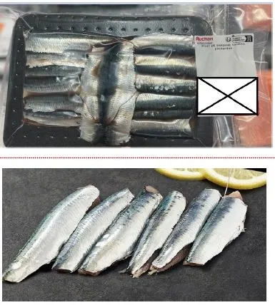Auchan Le Poissonnier - SARDINES SOUS VIDE et ETAL