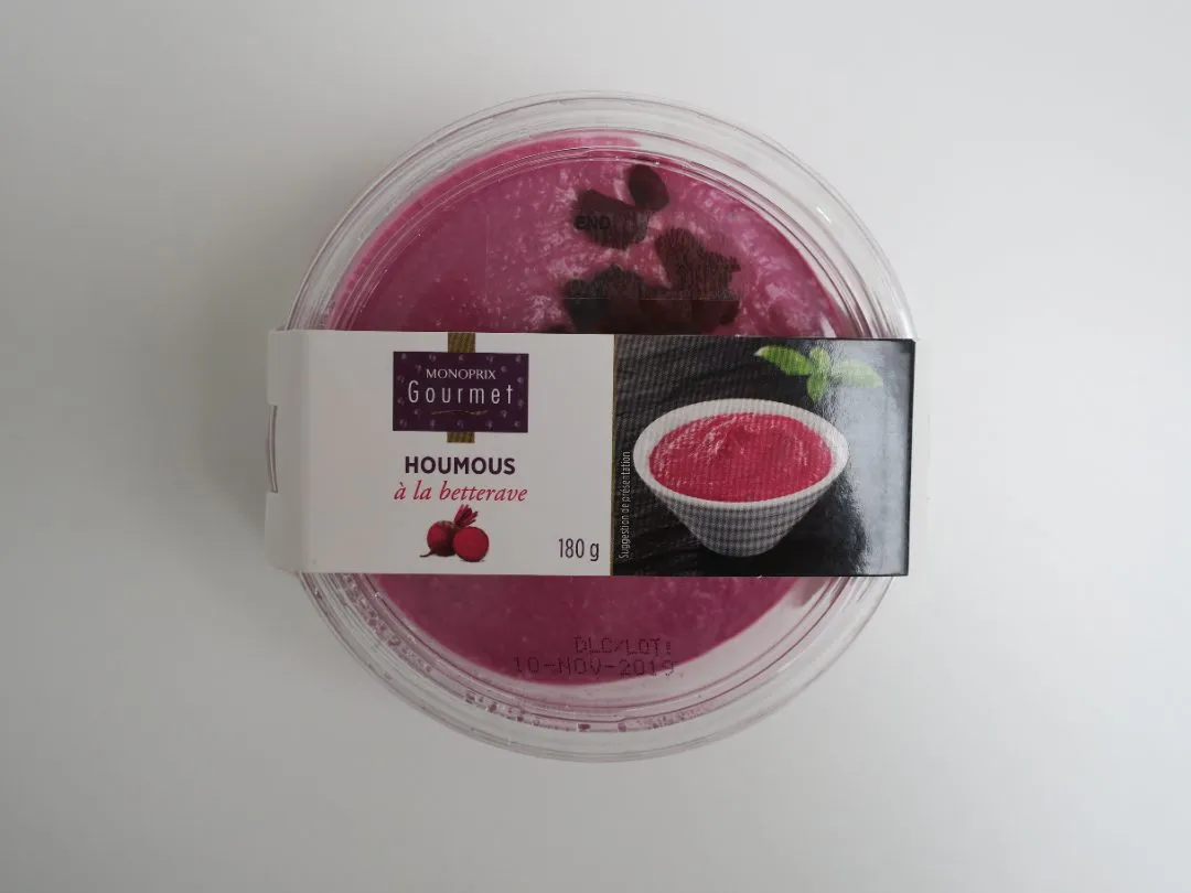 MONOPRIX GOURMET - HOUMOUS BETTERAVE 180g Monoprix Gourmet