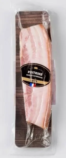 Marque inconnue - Poitrine de porc cuite supérieur