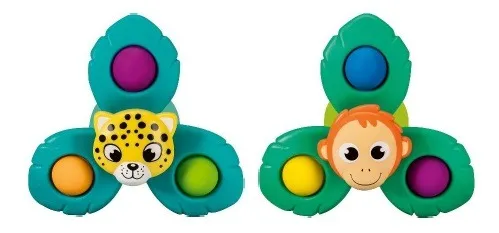 Ravensburger Play+ - Baby Spinner: Leopard et Baby Spinner: Orang Outan