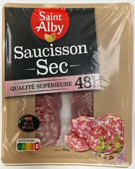 Saint Alby - Saucisson Sec 48 tranches 150g