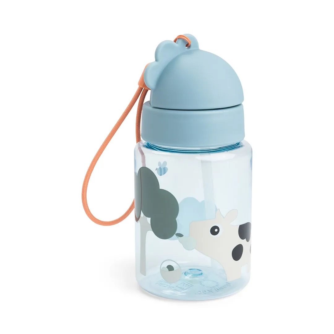 Done By Deer - Straw bottle Tiny farm / Gourde Tiny farm 280ml