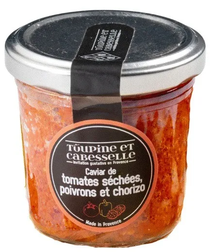 TOUPINE ET CABESSELLE - CAVIAR DE TOMATES SECHEES, POIVRONS ET CHORIZO 90g