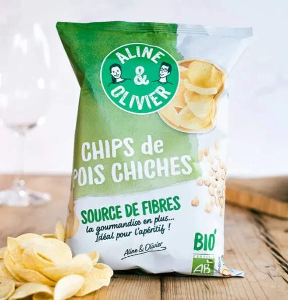 Aline&Olivier - Chips de pois chiche 80g