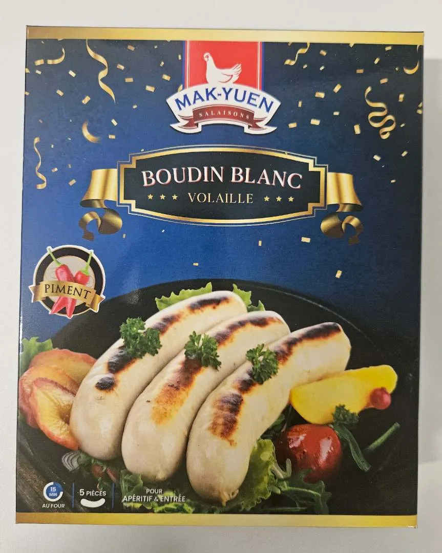 MAK YUEN - BOUDIN BLANC VOLAILLE PIMENT