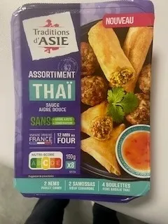 Traditions D'Asie - Assortiment Thai, Sauce aigre douce