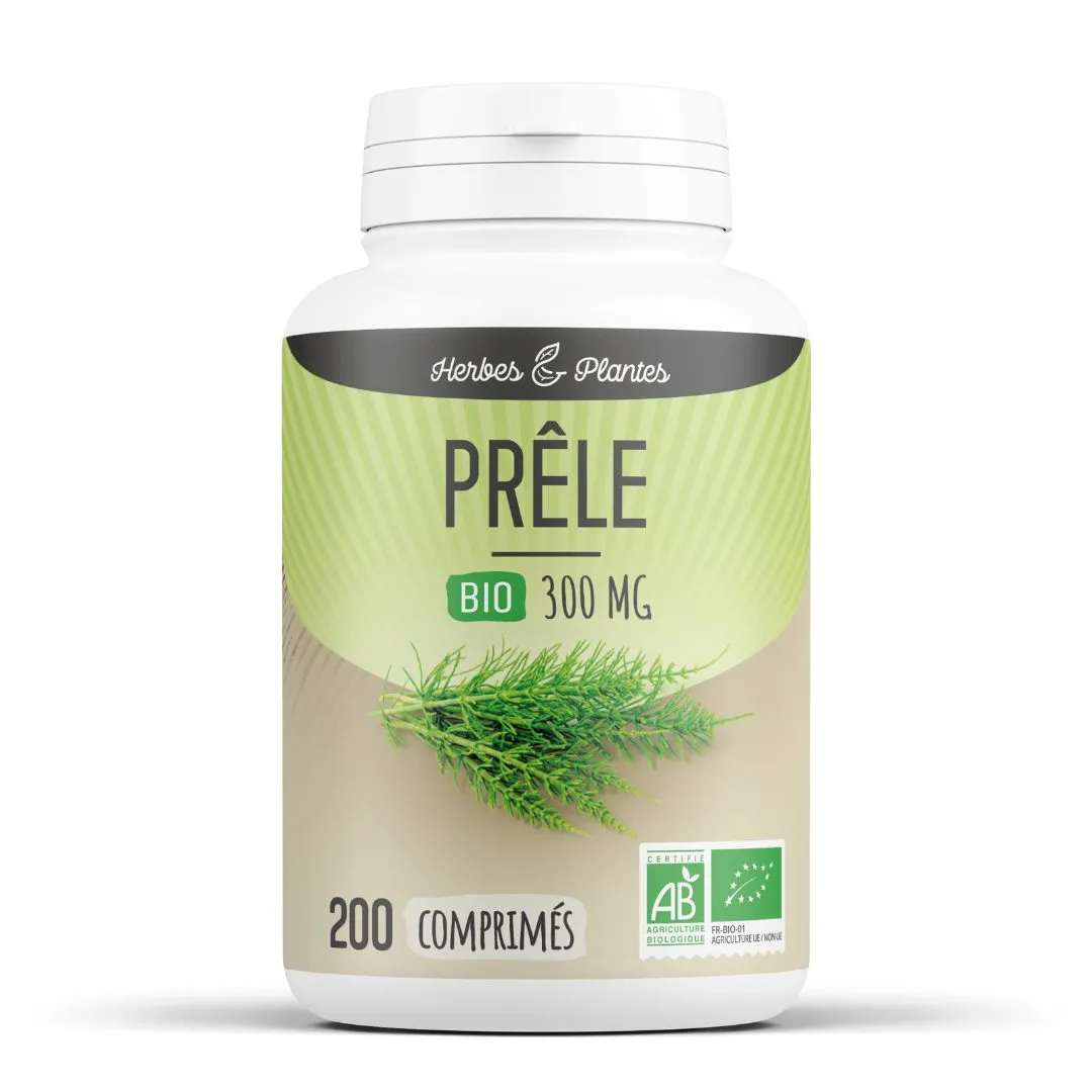 Herbes et Plantes - Comprimés de Prêle biologique 300mg et Gélules de Prêle biologique 190mg