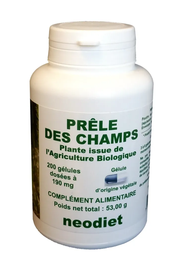 neodiet - Gélules de prêle des champs biologique 190 mg