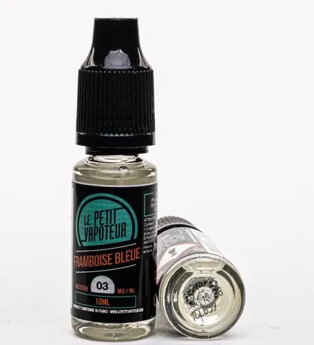 Le petit vapoteur - Le petit vapoteur - framboise bleue - nicotine : 3mg/ml - 10 ml - pg : 60 / vg : 40
