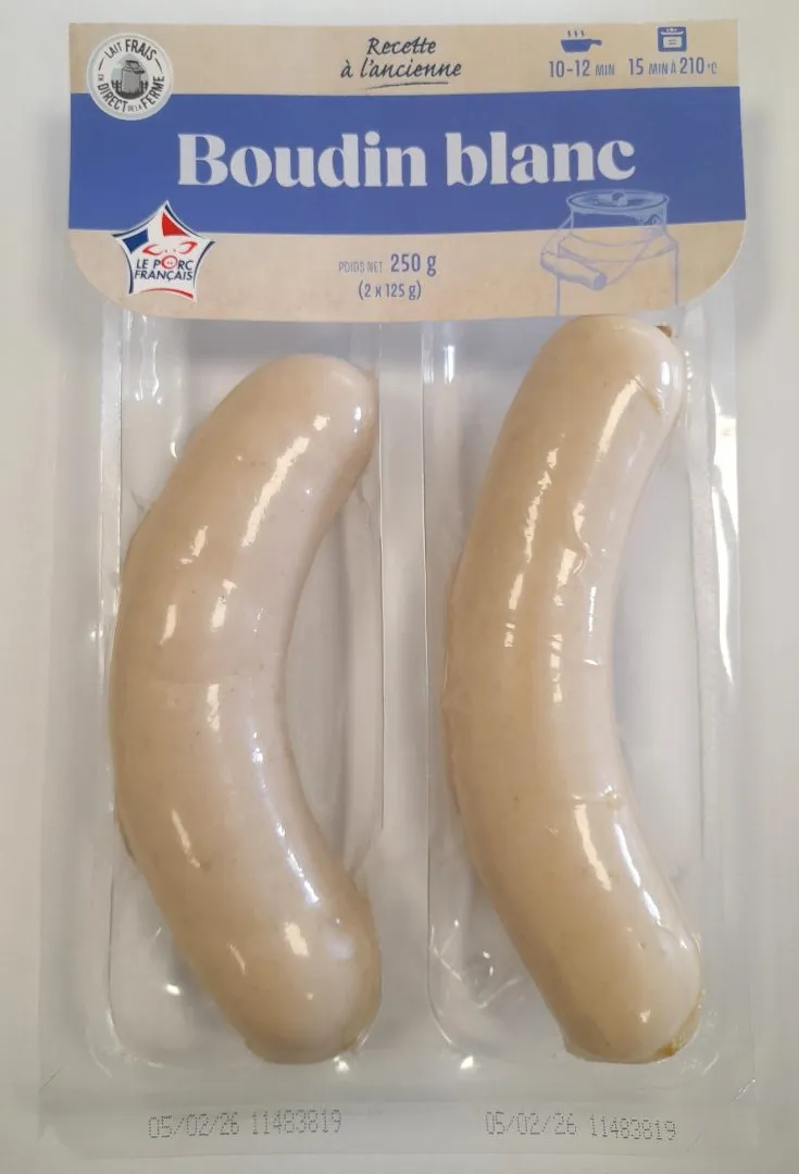 Marque inconnue - Boudin blanc nature