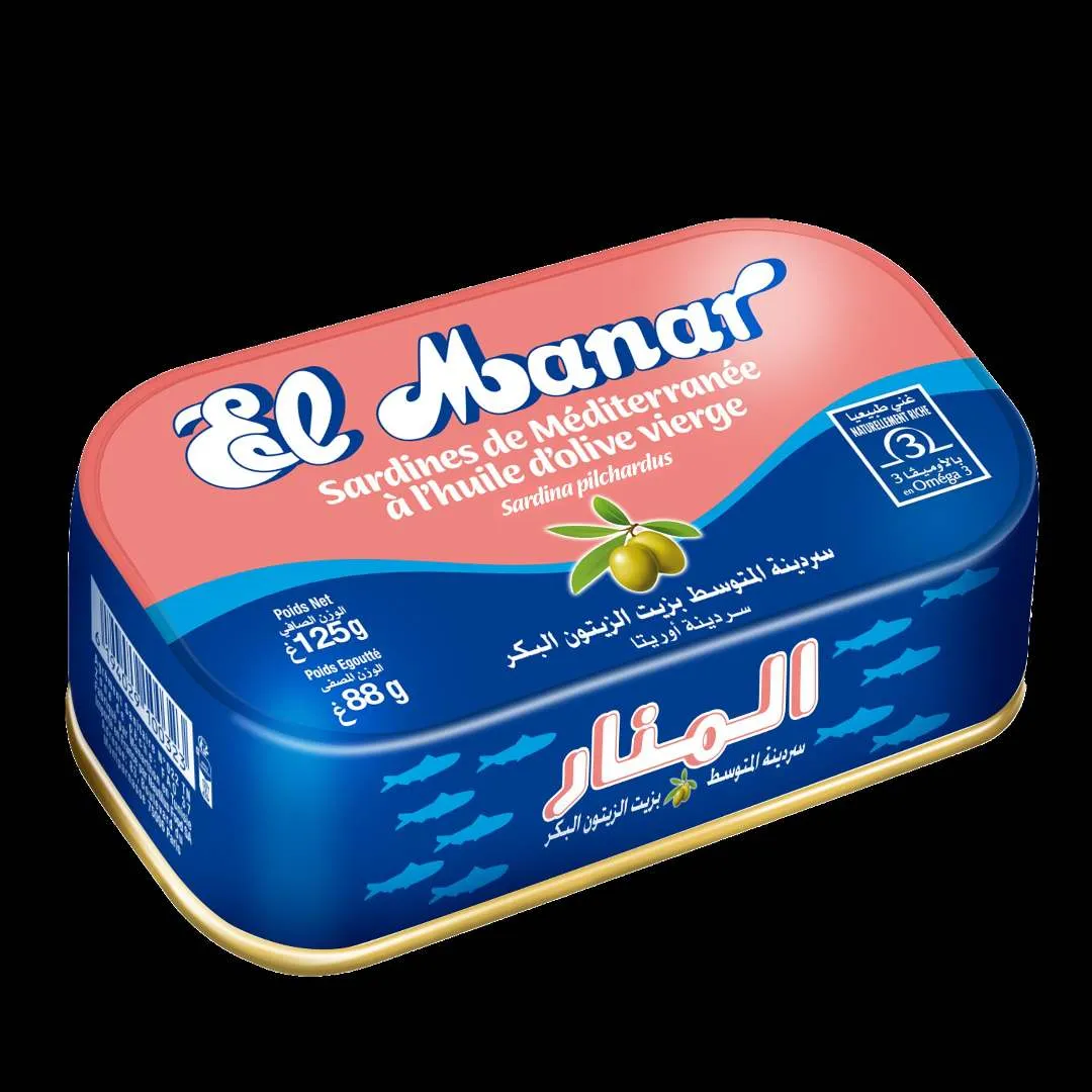 El manar - Sardines huile d'olive 125g x12 el manar