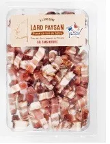 Fresh - Barquette lardon paysan 8x8xhp 150g s/g