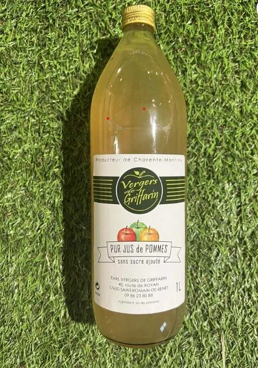Vergers de griffarin - Jus de pomme 1l