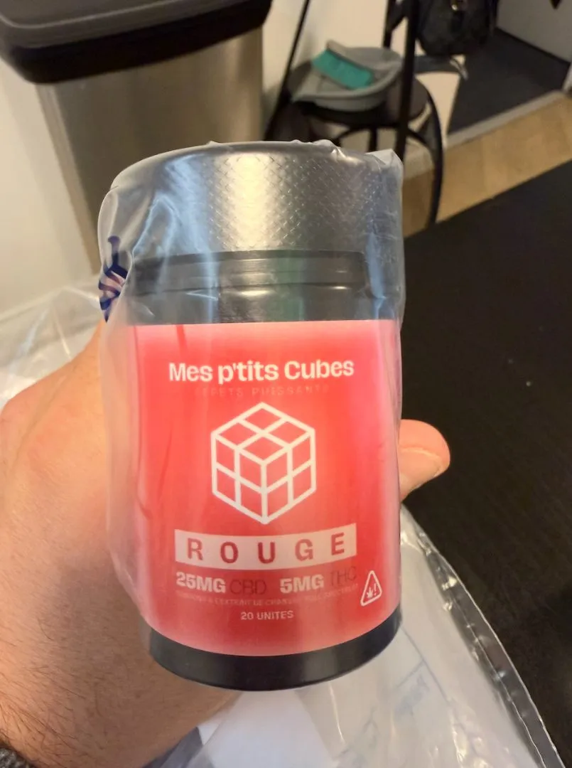 Mes p'tits cubes - Bonbons a l'extrait de chanvre full spectrum