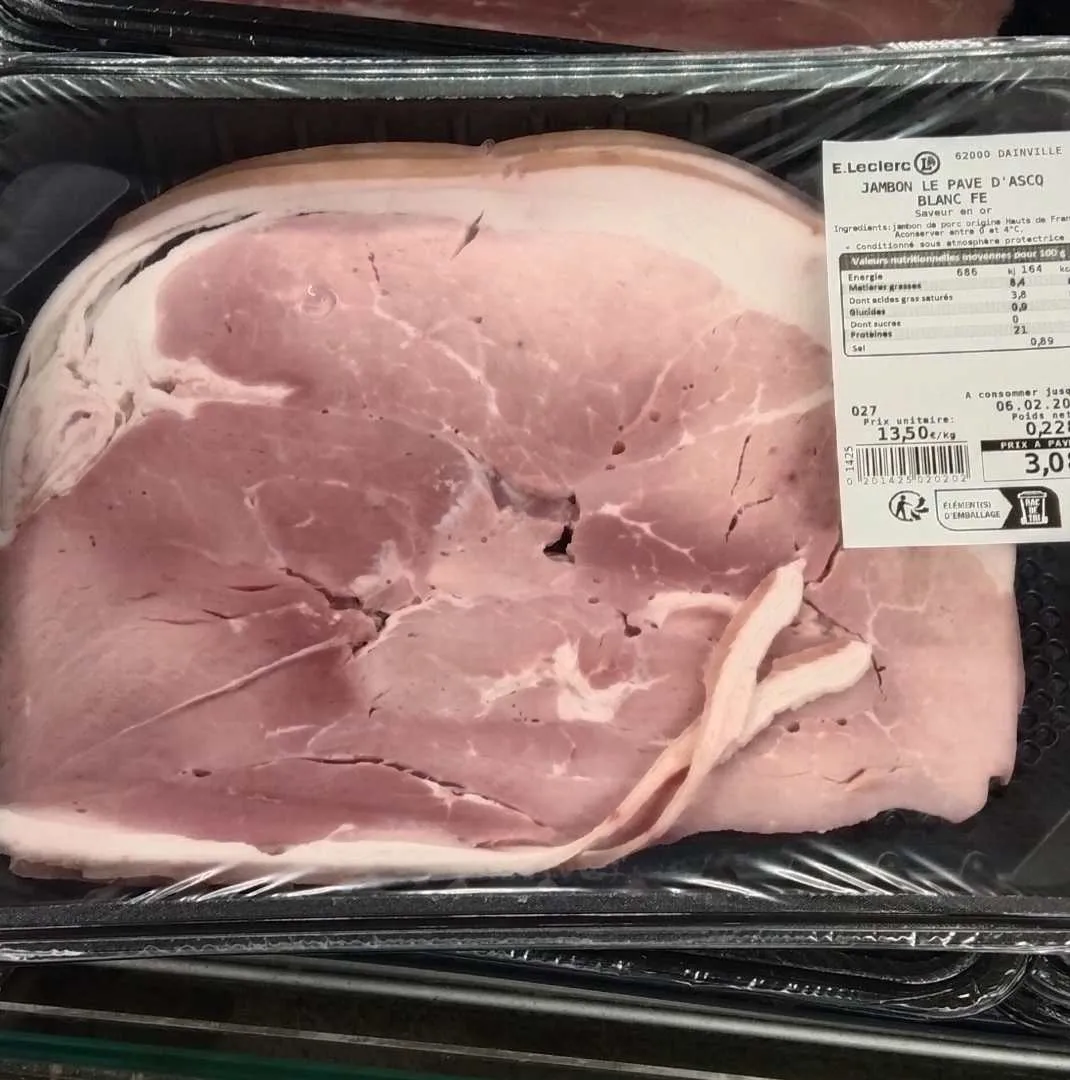 Leclerc dainville - Charcuterie frais emballé par nos soins