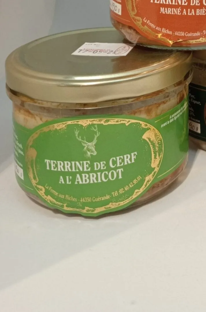 La ferme au biche - Terrine de cerf a l'abricot