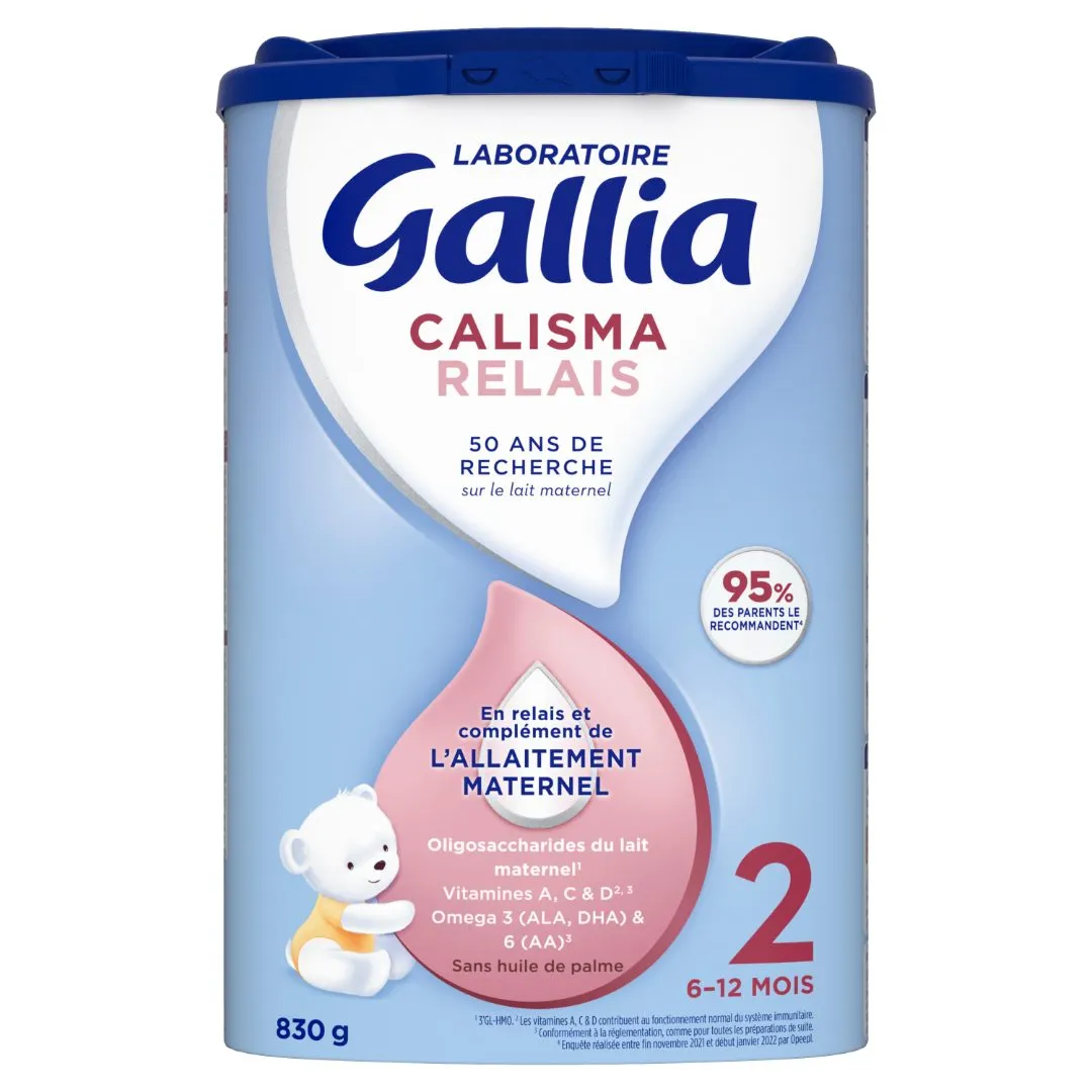 Laboratoire gallia - Gallia calisma relais 2eme age 6-12mois 830g