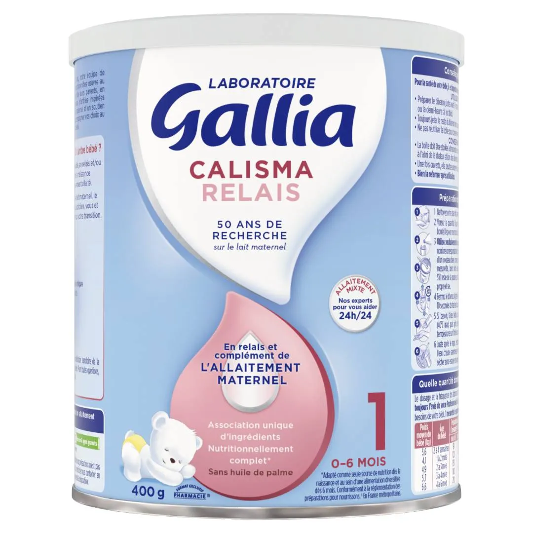 Laboratoire gallia - Gallia calisma relais 1er age 0-6 mois 400g