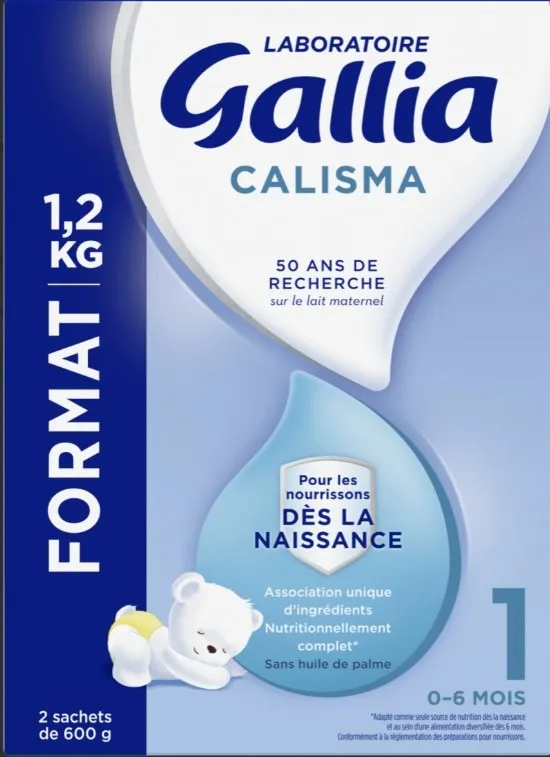 Laboratoire gallia - Gallia calisma 1er age 0-6 mois 1,2 kg