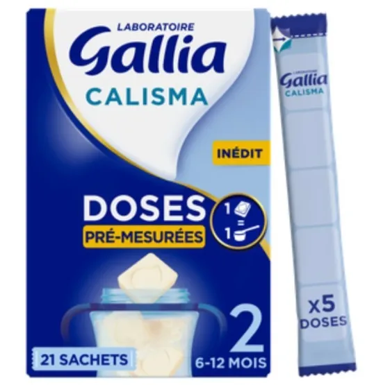 Laboratoire gallia - Gallia calisma doses 2eme age 6-12mois