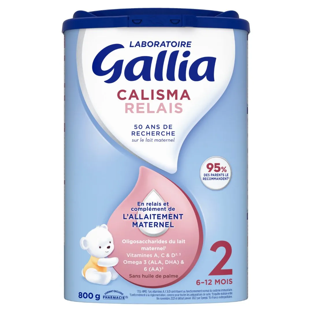 Laboratoire gallia - Gallia calisma relais 2eme age 6-12mois 800g