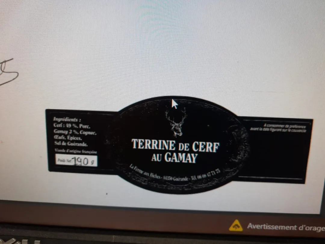 La ferme aux biches - Conserves de cerf