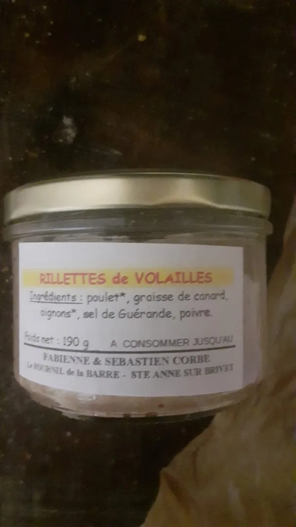 Fournil de la barre - Conserves de volailles