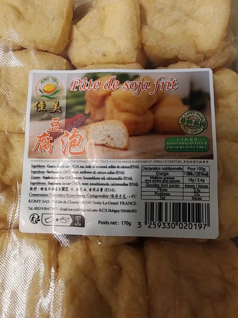 Komy - Pate de soja frit