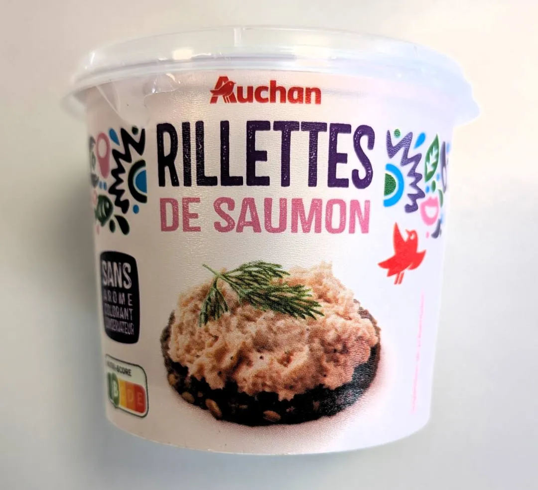 Auchan - Rillettes de saumon 150g