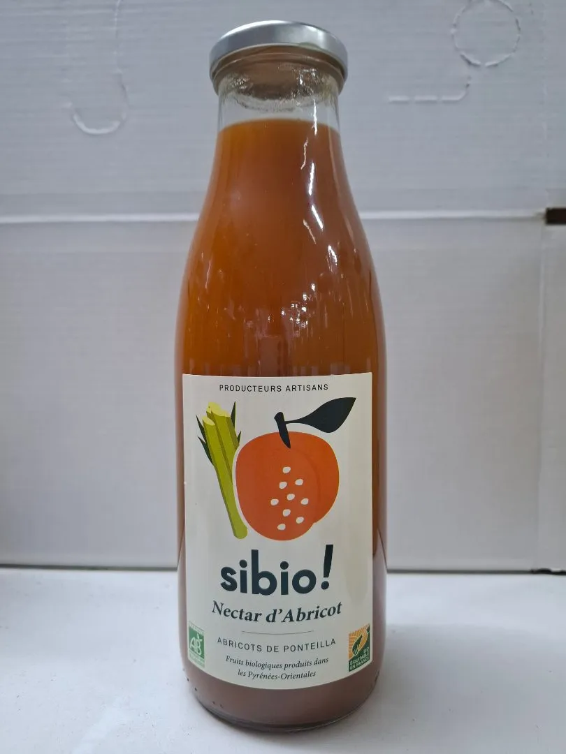 Si bio - Nectar abricot bio centilisation 75 cl
