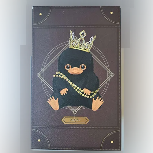 Marque inconnue - Hasbro véritable poupée en peluche niffler de la série fantastic beasts de harry potter, figurine en jouet souple