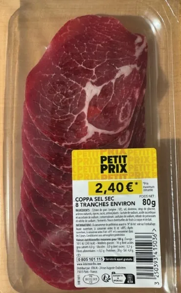 Produit rappelé