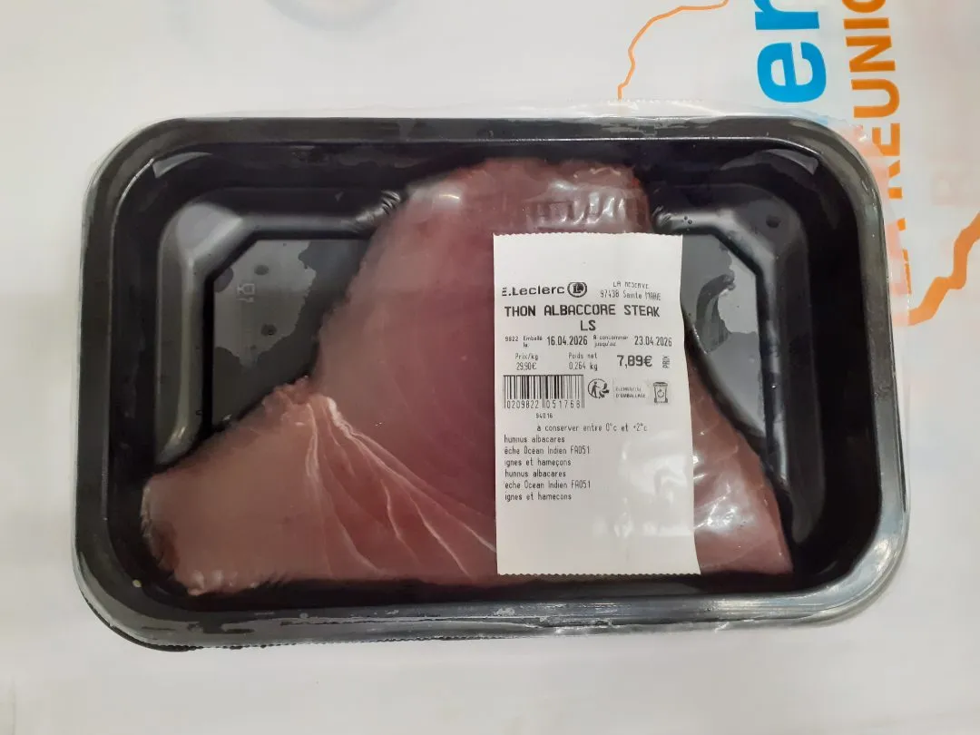 Marque inconnue - Thon albacore steak ls