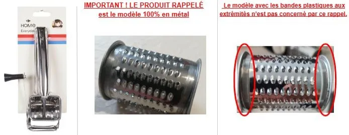 Produit rappelé