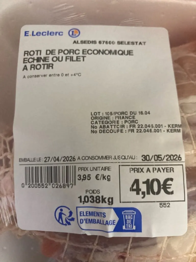 Produit rappelé