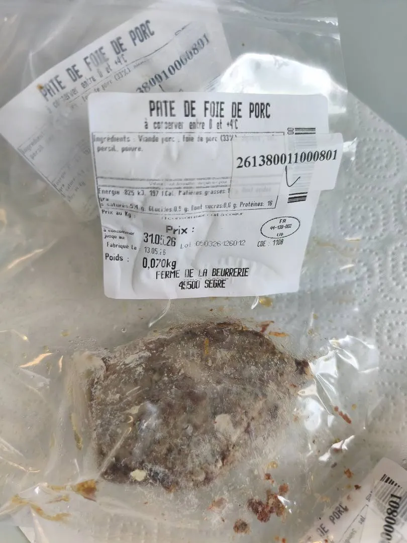 Produit rappelé