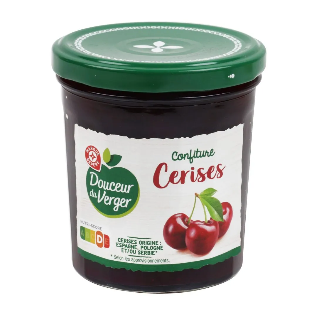Douceur du verger - Confiture cerises 370g