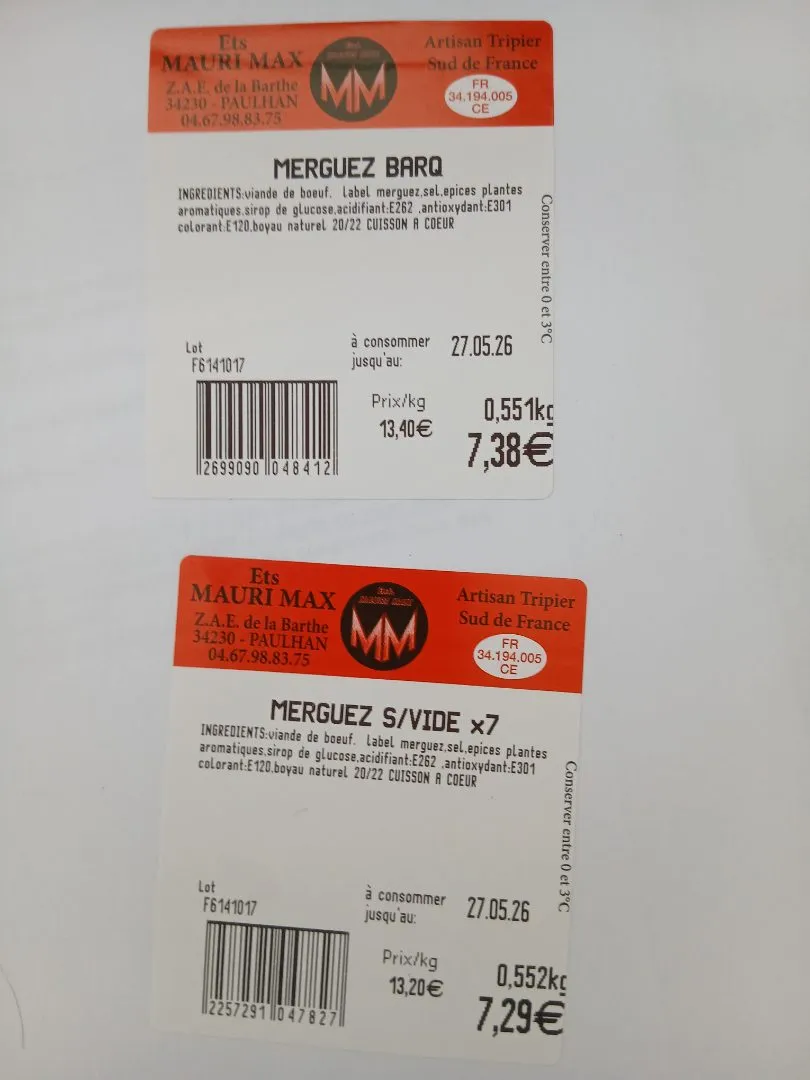 Produit rappelé