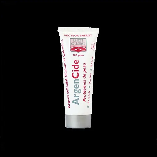 Vecteur energy - Crème hygiène à l'argent colloïdal argencide 200ppm tube 75 ml bio